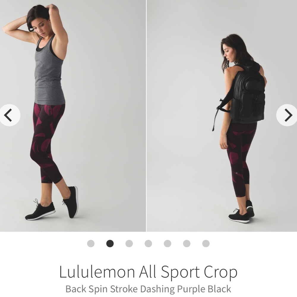 Lululemon all sport crop size 8